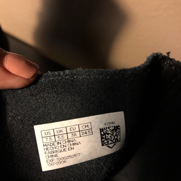 TOMS Black Suede Mila Bootie - Picture 4 of 8